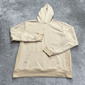 Ruxen Hoodie Pullover Sweatshirt Mens Large Khaki Brown Pockets Casual Outdoor